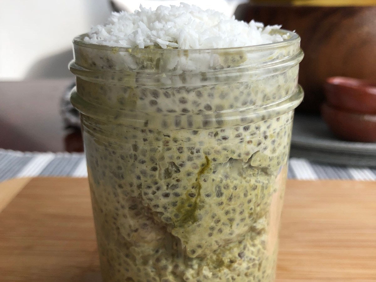 Matcha Green Tea- #ChiaPudding